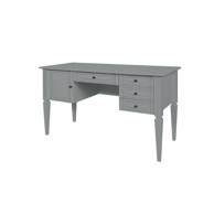 BELLAMY Ines stol s ladicama, sivi