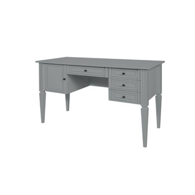 BELLAMY Ines stol s ladicama, sivi