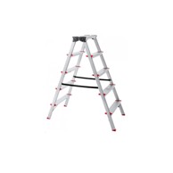 Aluminijske ljestve 2x5 DVOSTRANE STEP, crvene