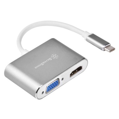 SILVERSTONE USB Type-C adapter SST-EP16C, na VGA i HDMI