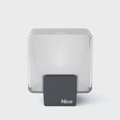 NICE Lampa za dvorišna vrata LED s ugrađenom antenom ELDC, 12-36V, crna