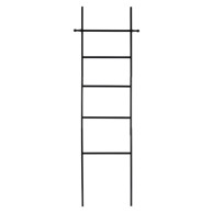 WENKO Crne ljestve od bambusovog drveta za ručnike Suri