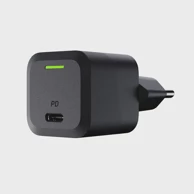 GREEN CELL Punjač PowerGaN, 33W, PD 3.0 + QC 3.0, 1x USB-C, crni