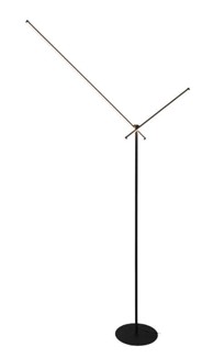 Podna LED svjetiljka Tanger 170 cm, crna