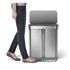 SIMPLEHUMAN Kanta za otpatke od nehrđajućeg čelika s pedalom 58 l 