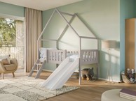 Drveni dječji povišeni krevet Angel, 180 x 80 cm, kašmir