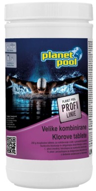 PLANET POOL Velike kombinirane tablete klora, 1 kg