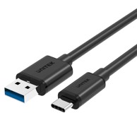 UNITEK USB kabel Y-C474BK, USB 3.2 Gen 1, 1 m, USB-A na USB-C, crni