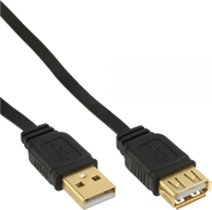 INLINE USB kabel 34610F 2.0 1 m USB-A, crni