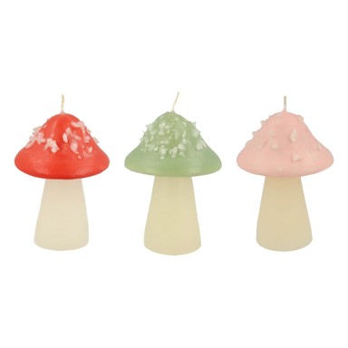 MERI MERI Svijeće u setu 3 kom Mushroom