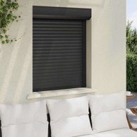 Roleta, 80 x 100 cm, aluminij i poliuretan, antracit