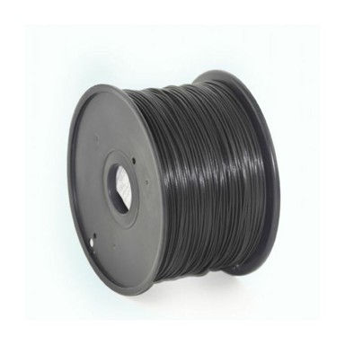 GEMBIRD PLA filament for 3D printer, Black, 1.75 mm, 1 kg
