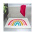 REX LONDON Bijela kupaonska prostirka 83x52,5 cm Rainbow