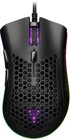 ISY Miš IGM-4500-BK Honeycomb RGB, žičani, crna