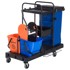 HOMESTAR Kolica za čišćenje, 111 x 63,3 x 103 cm, crna
