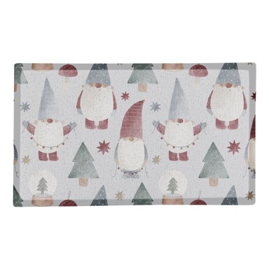 ARTSY DOORMATS Otirač Gnomes, 40 x 70 cm, božićni motiv