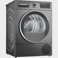 BOSCH Sušilica rublja WQG2450R10 Series 6, toplinska pumpa, srebrno/tamnosiva