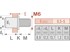 FORTUM Vijak za zakivanje 4770676, čelik, M6 × 15 mm, 25 kom