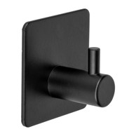  WENKO Crne samoljepljive kuke u setu od nehrđajućeg čelika 2 kom Black Outdoor Kitchen Ureo