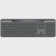 LOGITECH Bežična tipkovnica SLIM SOLAR+ FOR BUSINESS 920-013779, Bluetooth i 2,4 GHz, siva boja