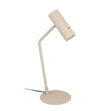 Stolna lampa Caminia, LED GU10, 5W, boja pijeska/mesing