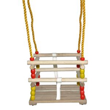 Drvena ljuljačka, 30x30x30 cm