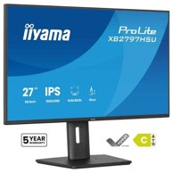 IIYAMA Monitor ProLite XB2797HSU-B1 / 27", 1920 x 1080, IPS, 120 Hz, HDMI + DisplayPort, USB hub, crna