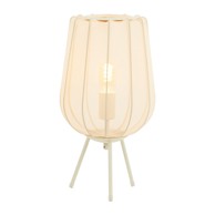 LIGHT & LIVING Krem stolna lampa (visina 45 cm) Plumeria 