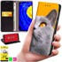 BLUEMOON Futrola tipa novčanik za Motorola edge 60 pro - maska uzorak + staklo 9H