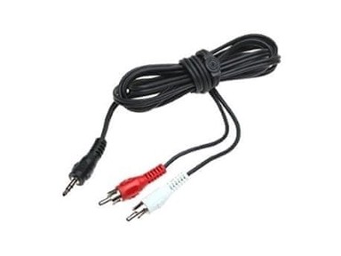 E-GREEN Audio kabel 3.5mm na 2xRCA, 5m