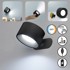 FISCHER & HONSEL Crna LED zidna lampa Magnetics 