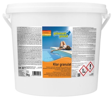 PLANET POOL Klor granulat, brzo otapanje, 5 kg