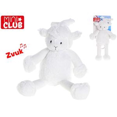 Plišana ovčica na povlačenje, 27 cm, pliš