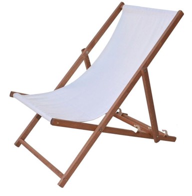 ROJAPLAST Drvena ležaljka Bahama, bijela