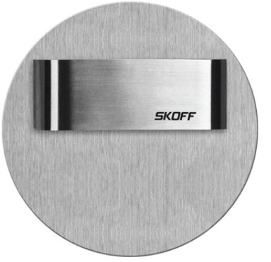 SKOFF Zidna lampa Rueda Short LED, 0,8W, 3000K, IP56, ugradna, nehrđajući čelik