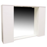 AQUAART Kupaonski ormarić Ana, bijeli sjaj, gornji 100