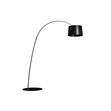 FOSCARINI Stajaća lampa Twiggy Terra Mylight, crna