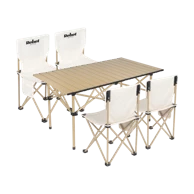 REBEL ACTIVE RBA-5600 sklopivi kamping set, stol + 4 stolice, Quick Fold, metalna konstrukcija