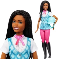 MATTEL BARBIE Mysteries Brooklyn Fashion Jockey Lutka ZA6179
