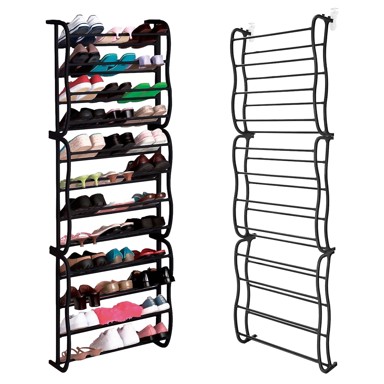 MODERNHOME Metalni organizator za cipele, crni