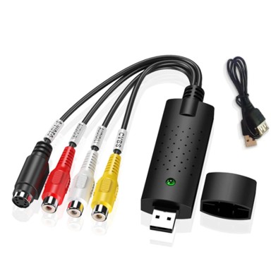 MG EasyCAP USB video grabber Cinch/USB, crni