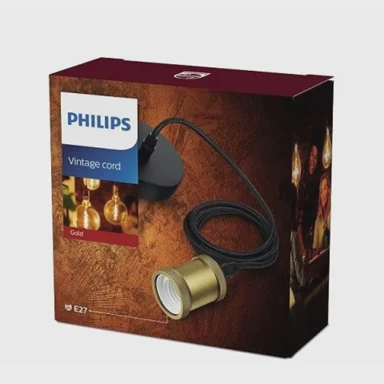 PHILIPS Cord classic e27 grlo za žarulje zlatno