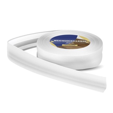 DQ-PP Meka podna lajsna od PVC-a, samoljepljiva, 32 x 23 mm, 20 m, bijela