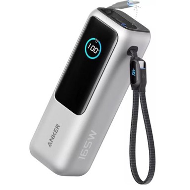 ANKER Prijenosna baterija 25. 000 mAh, USB-C, 165W, srebrna