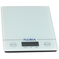 FLORIA Digitalna kuhinjska vaga ZLN1686/WH, 5 kg, bijela