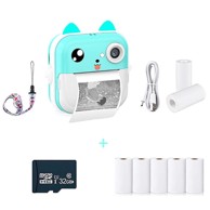 NETSCROLL Dječji fotoaparat s trenutnim ispisom JumboPrintBundle