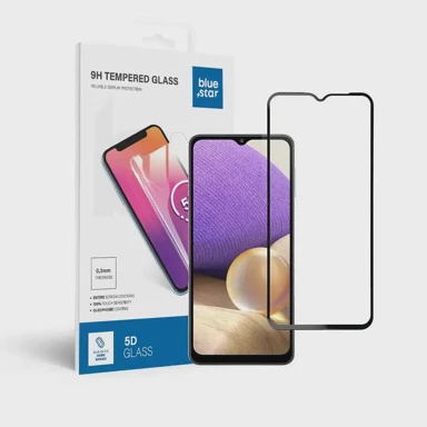 BLUE STAR 5D Kaljeno Staklo za SAMSUNG Galaxy A32 5G, crno