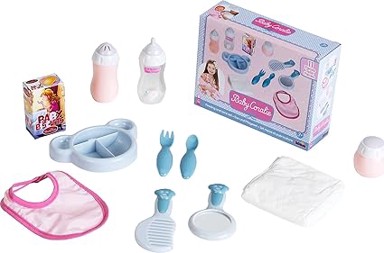 BABY CORALIE Set za hranjenje i njegu, 11 dijelova