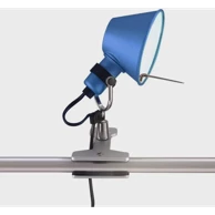 Svjetiljka Tolomeo Micro Pinza, s kvačicom, plava