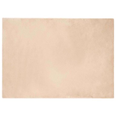 Tepih od umjetnog krzna zeca 200 x 280 cm, poliester, bež